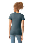 Women's 2X-Large Steel Blue Gildan 64001LCVC 