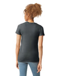 Women's 2X-Large Gunmetal Gildan 64001LCVC 