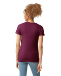 Women's 2X-Large Maroon Mist Gildan 64001LCVC 