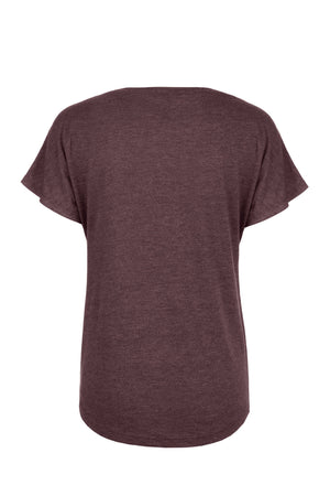Women's 3X-Large Vintage Purple Next Level 6760 
