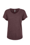 Women's 3X-Large Vintage Purple Next Level 6760 