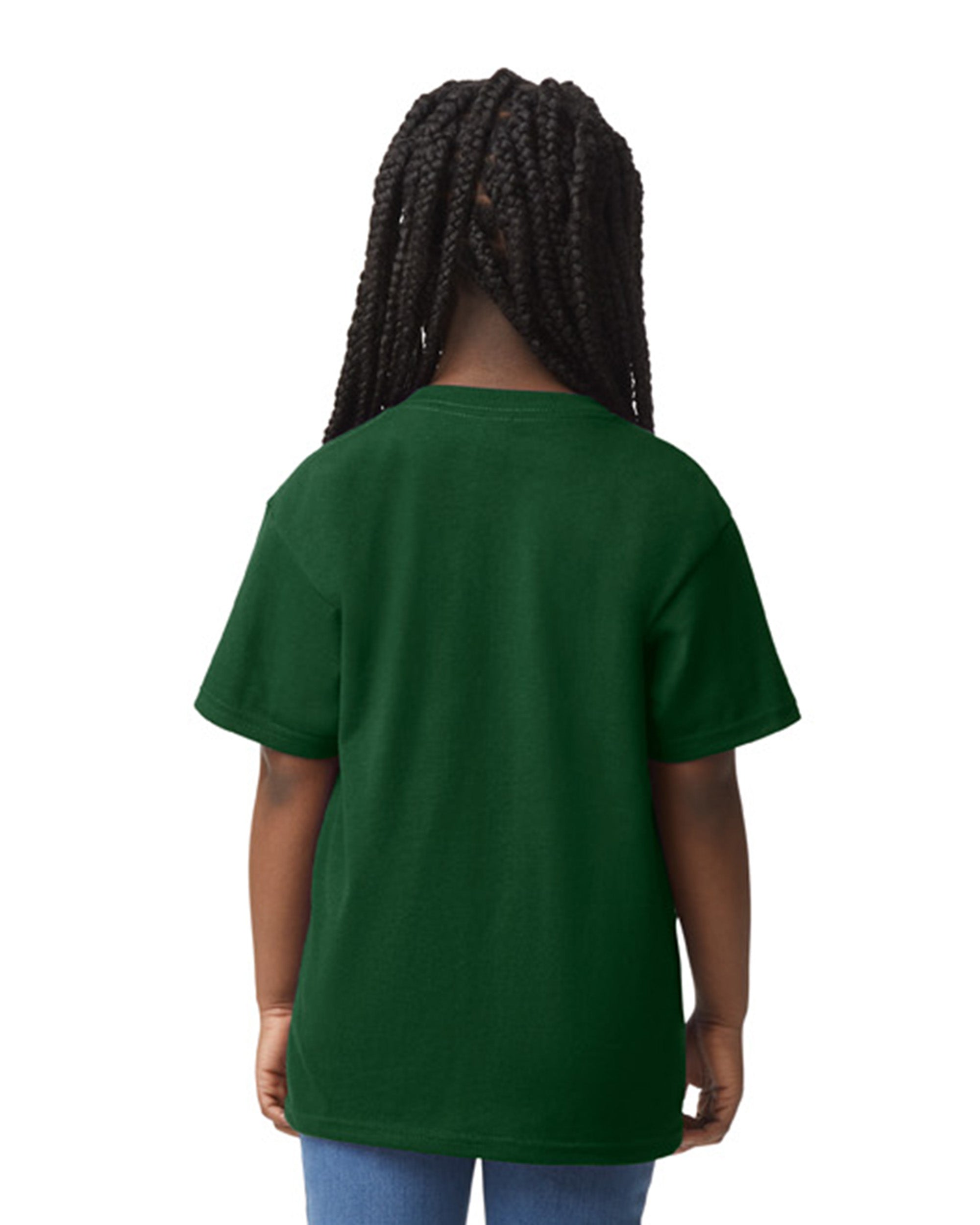 Gildan 8000B DryBlend® Youth T-shirt (Forest Green) – Wholesale