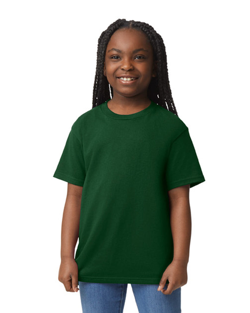 Gildan 8000B DryBlend® Youth T-shirt (Forest Green) – Wholesale