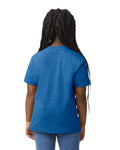 Youth X-Large Heather Deep Royal Gildan 8000B 