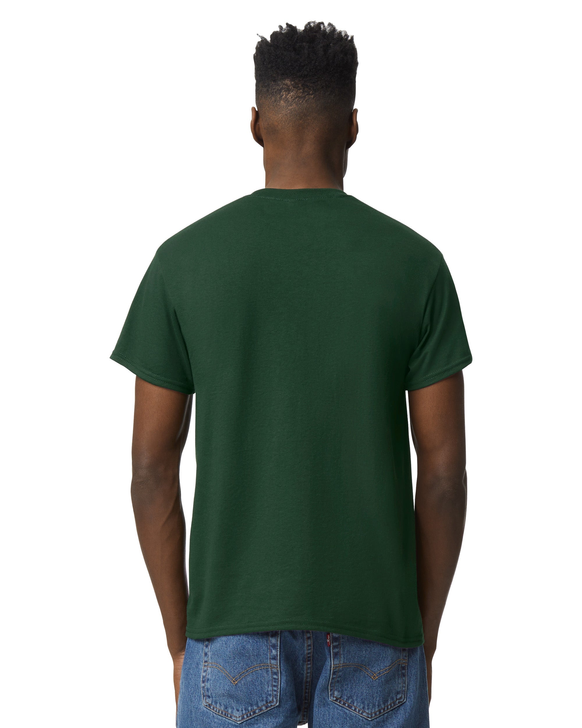 Gildan 8000 DryBlend® Adult T-Shirt (Dark Green) – Wholesale