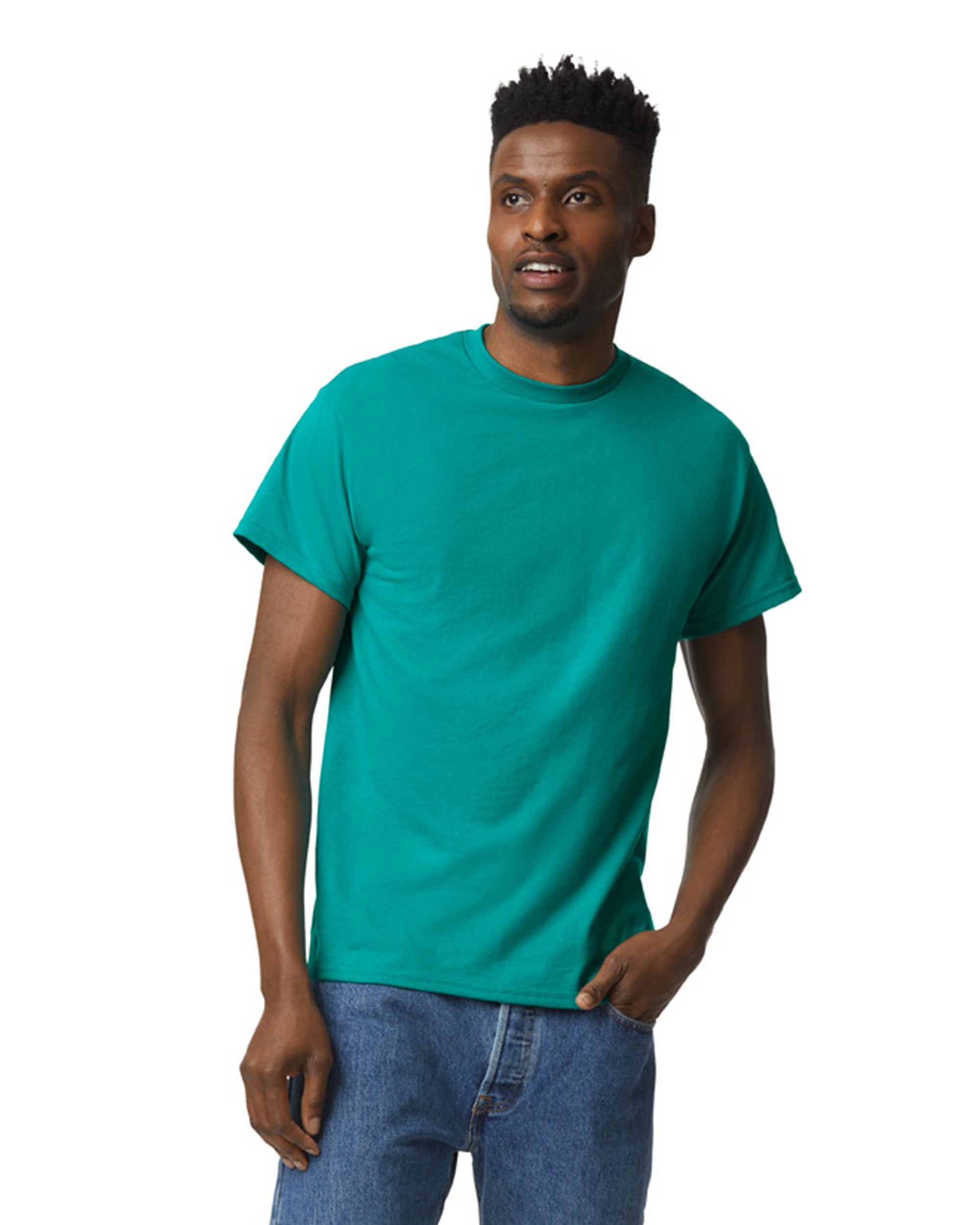 Gildan 8000 DryBlend® Adult T-Shirt (Jade Dome) – Wholesale Printables