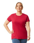 Women's 2X-Large True Red Gildan 880 