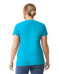 Women's 2X-Large Caribbean Blue Gildan 880 