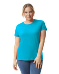 Women's 2X-Large Caribbean Blue Gildan 880 