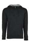 3X-Large Black/Heather Gray Next Level 9301 