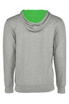 3X-Large Heather Gray/Kelly Green Next Level 9301 