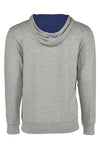 3X-Large Heather Gray/Royal Next Level 9301 