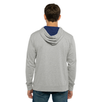 3X-Large Heather Gray/Royal Next Level 9301 