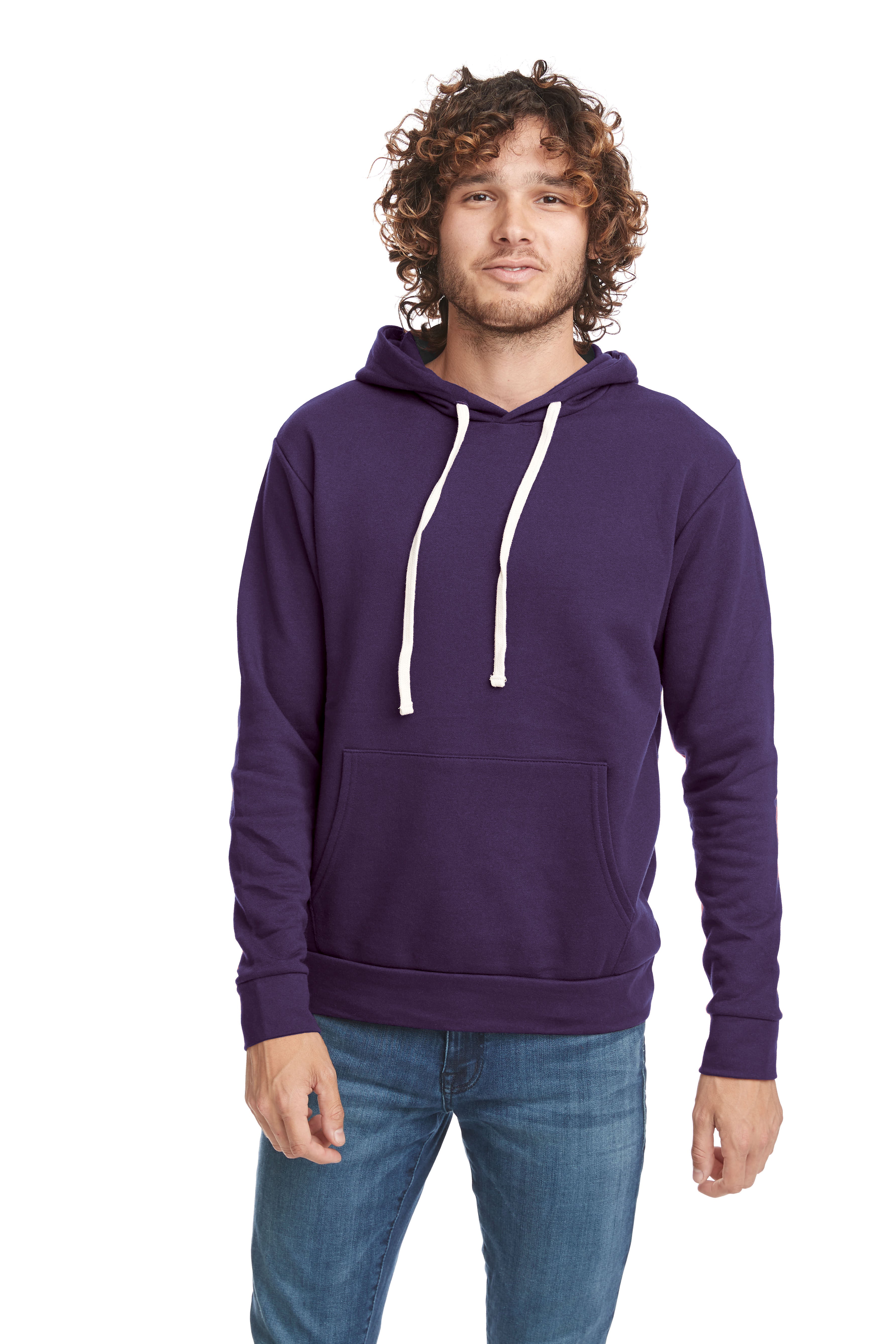 Next Level Unisex Santa Barbara Hoodie (Galaxy Purple