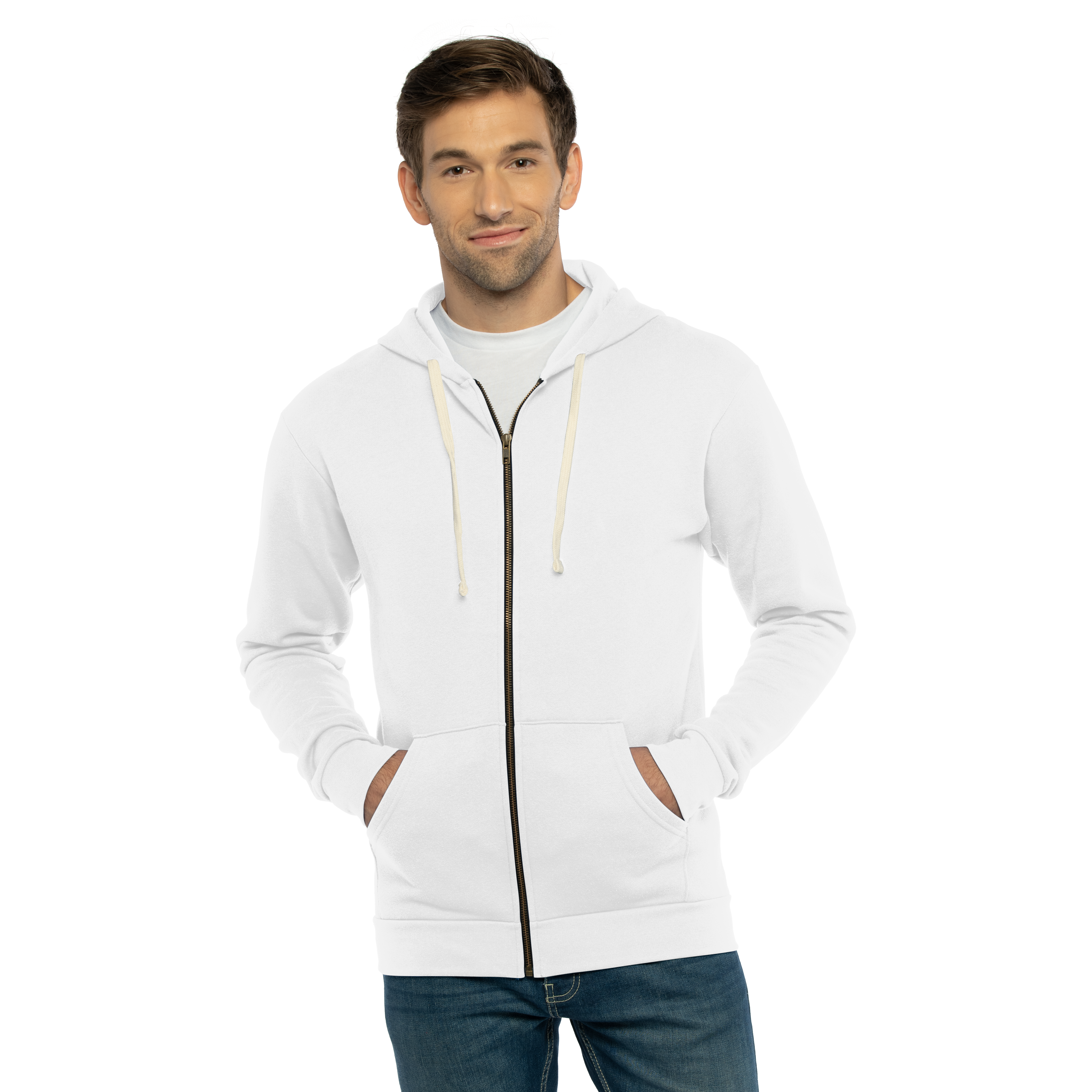 【送料&関税込】Off-White Full Zip Hoodie Independent Trading Unisex Midweight Full Zip Hoodie Ss4500