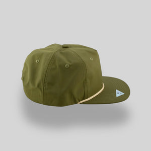 Big Fit Moss Green/Tan Blank Rope Hats BFNSS 