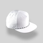 Big Fit White/Black-White Blank Rope Hats BFPSTP 