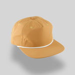 One Size Burnt Orange/White Blank Rope Hats NSS 