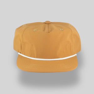 One Size Burnt Orange/White Blank Rope Hats NSS 
