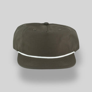 One Size Brown/White Blank Rope Hats NSS 