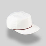One Size Ivory/Brown Blank Rope Hats NSS 