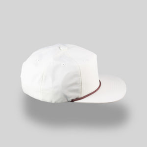 One Size Ivory/Brown Blank Rope Hats NSS 