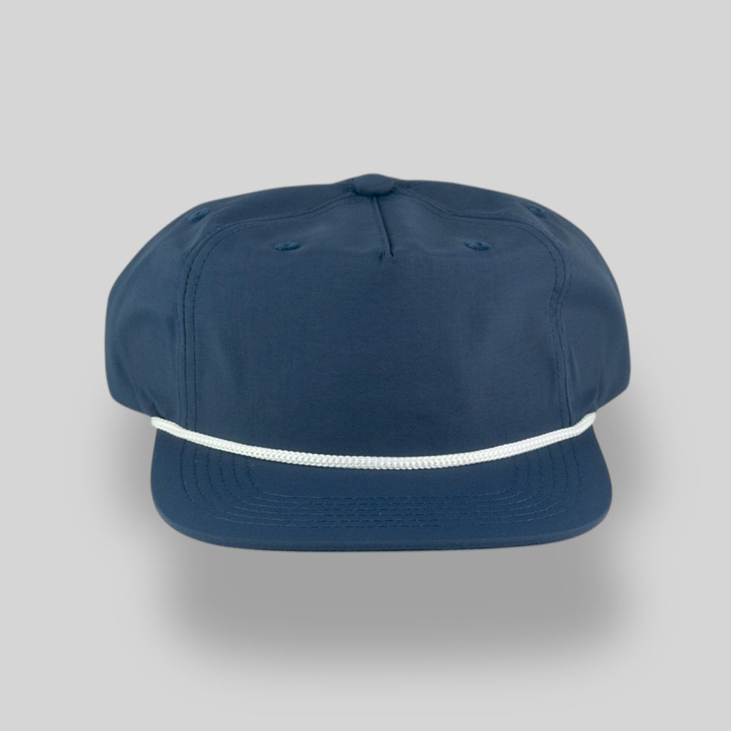 One Size Navy/White Blank Rope Hats NSS 