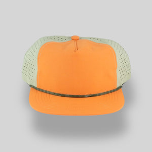 One Size Orange-Tan/Green Blank Rope Hats NSSP 