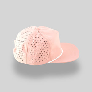 One Size Ripstop Rosa Pink/White Blank Rope Hats NSSP 