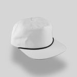 One Size White/Black Blank Rope Hats PSS 