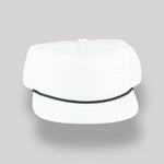 One Size White/Black Blank Rope Hats PSS 