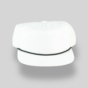 One Size White/Black Blank Rope Hats PSS 