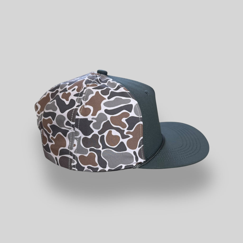 One Size Dark Slate-Smokeshow Camo/Gray Blank Rope Hats PSSP 
