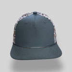 One Size Dark Slate-Smokeshow Camo/Gray Blank Rope Hats PSSP 