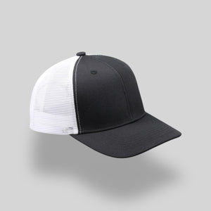 One Size Black/White Blank Rope Hats PSSTRK 