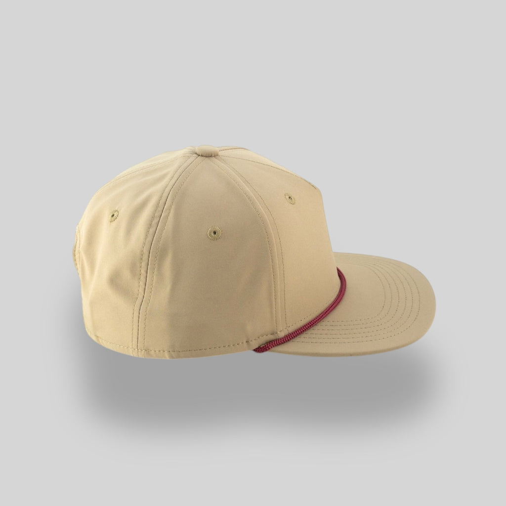 One Size Dark Tan/Burgundy Blank Rope Hats PST 