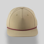 One Size Dark Tan/Burgundy Blank Rope Hats PST 