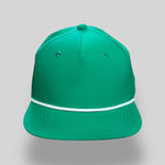 One Size Green/White Blank Rope Hats PSTP 
