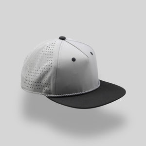 One Size Gray-Black/Gray-Black Blank Rope Hats PSTP 