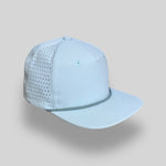 One Size Ice Blue/Black/Blue Blank Rope Hats PSTP 