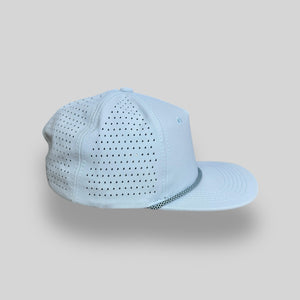 One Size Ice Blue/Black/Blue Blank Rope Hats PSTP 