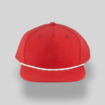 One Size Red/Silver-White Blank Rope Hats PSTP 
