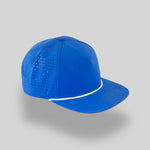 One Size Royal Blue/White Blank Rope Hats PSTP 