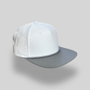 One Size White-Grey/White-Grey Blank Rope Hats PSTP 