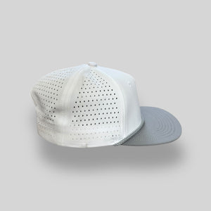 One Size White-Grey/White-Grey Blank Rope Hats PSTP 