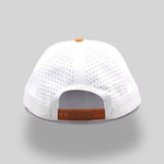 One Size White-Maroon/White-Maroon Blank Rope Hats PSTP 
