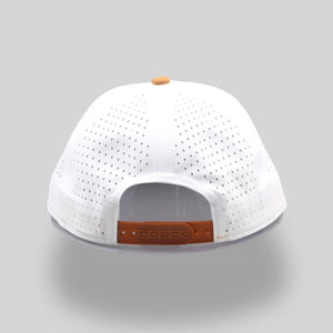 One Size White-Maroon/White-Maroon Blank Rope Hats PSTP 