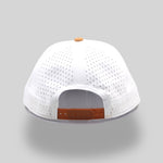 One Size White-Maroon/White-Maroon Blank Rope Hats PSTP 