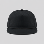 One Size Black/Black Blank Rope Hats R500 