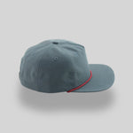 One Size Gunmetal/Burgundy Blank Rope Hats R500 